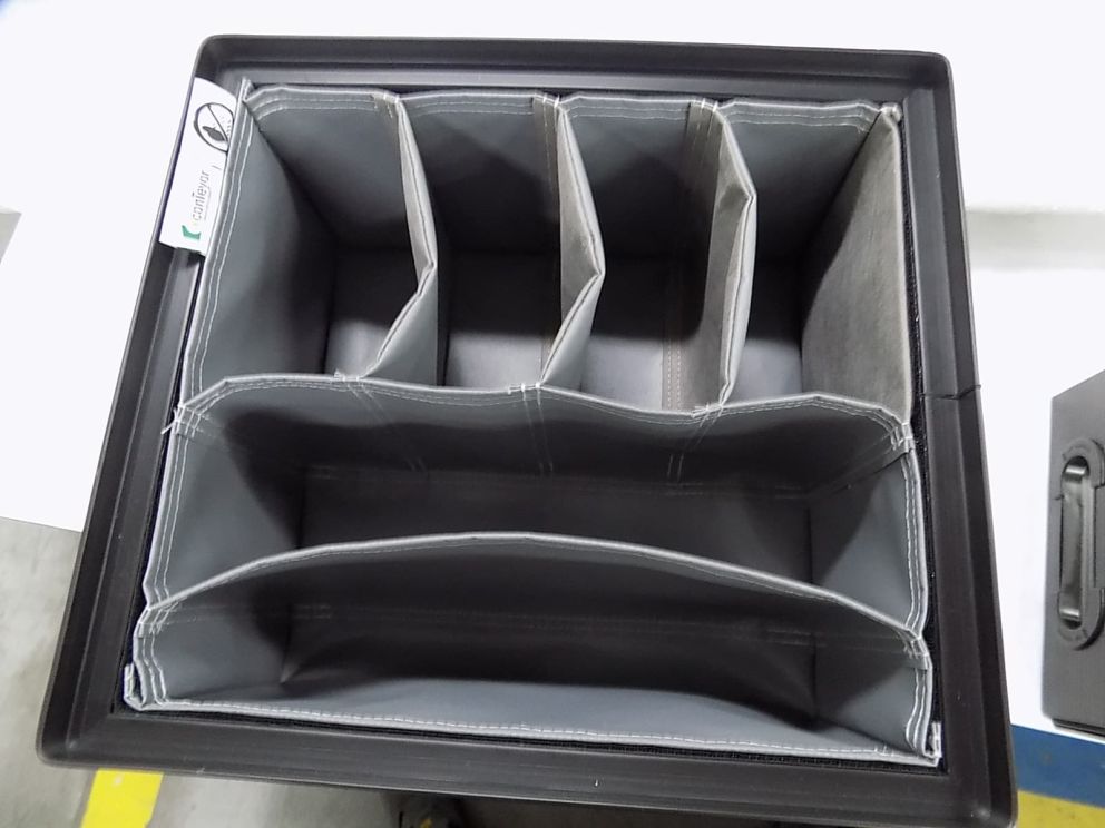 An Ecobox filled with a suspended bag solution