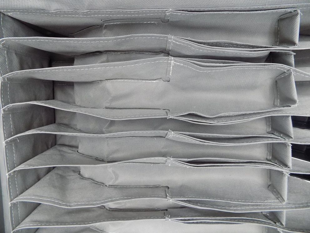 A fitbox with custom textile dunnage inserts