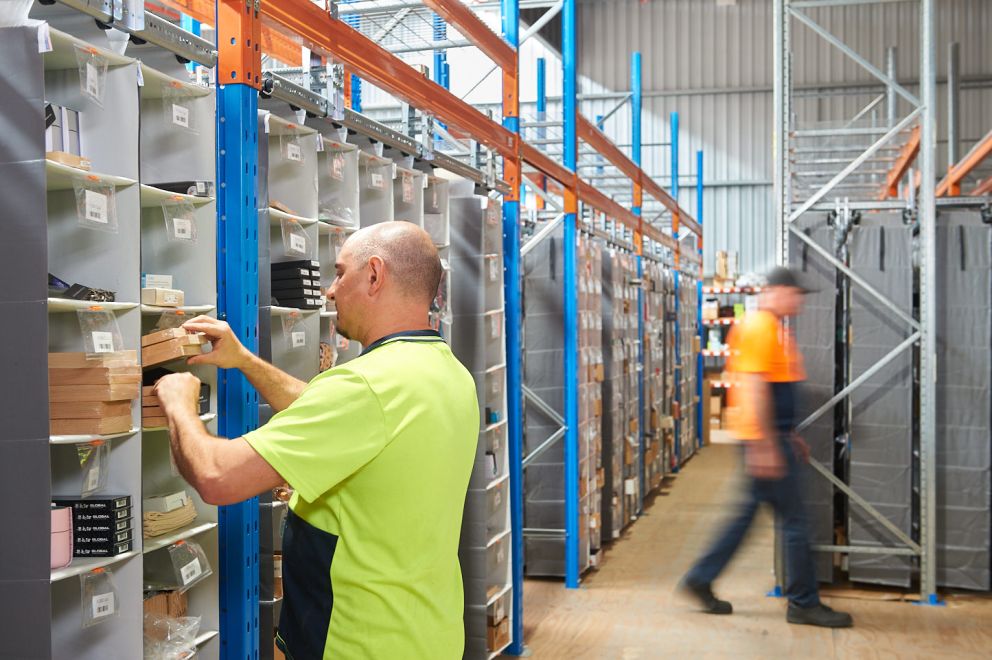 Our Storeganizer solution installed at Everten Supplies