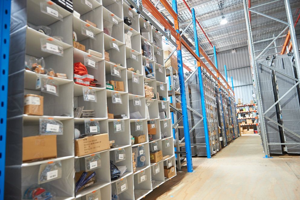 Our Storeganizer solution installed at Everten Supplies