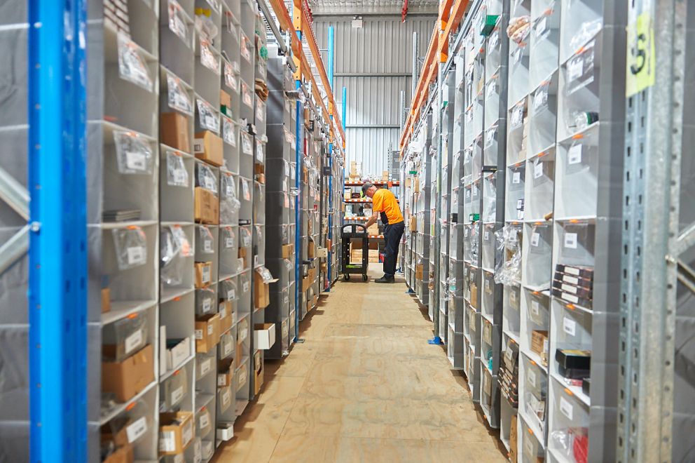 Our Storeganizer solution installed at Everten Supplies