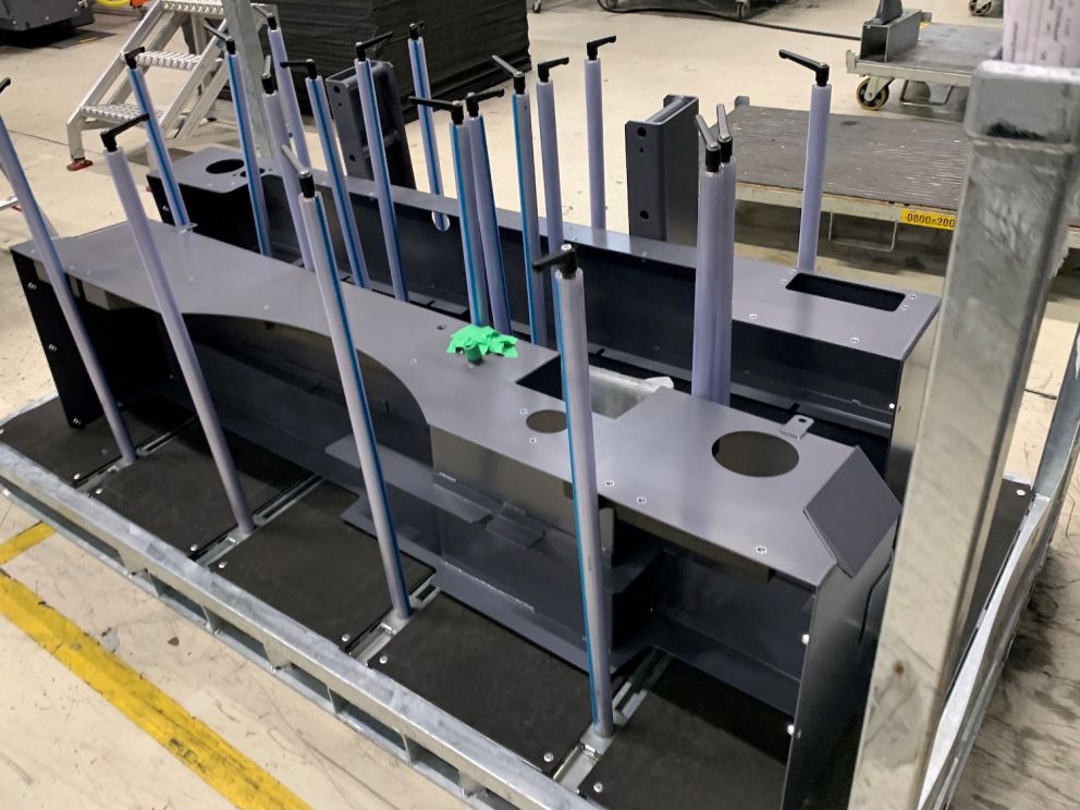 The custom packaging solution we've built for Atlas Copco