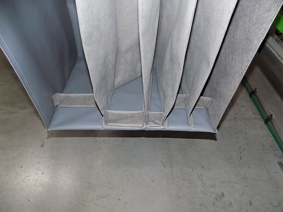 An Ecobox filled with a suspended bag solution