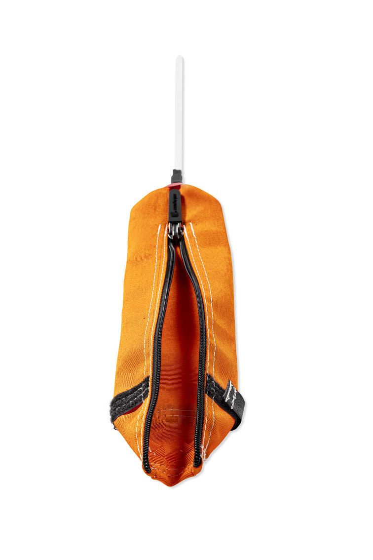 An orange cable Harness Sleeve
