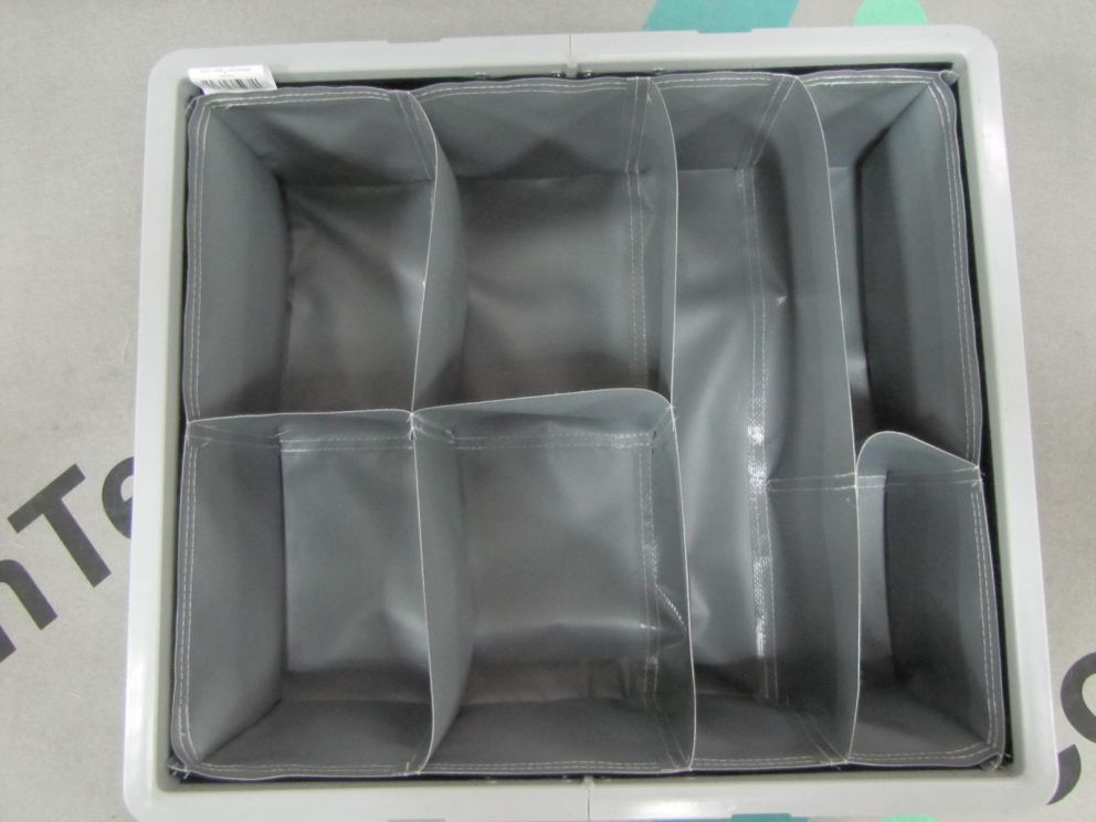 A fitbox with custom textile dunnage inserts