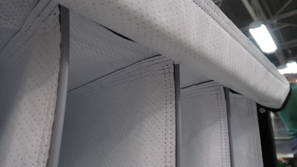 A transport rack solution to transport door panels