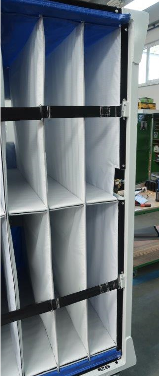 A close-up of our ESD proof sequence rack