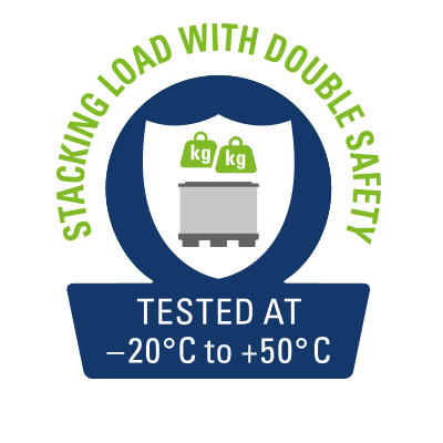 A product image of 1200 x 800 x 950 System 2000-H SmartFix®- EuroStack 128 SmartFix® PPWR