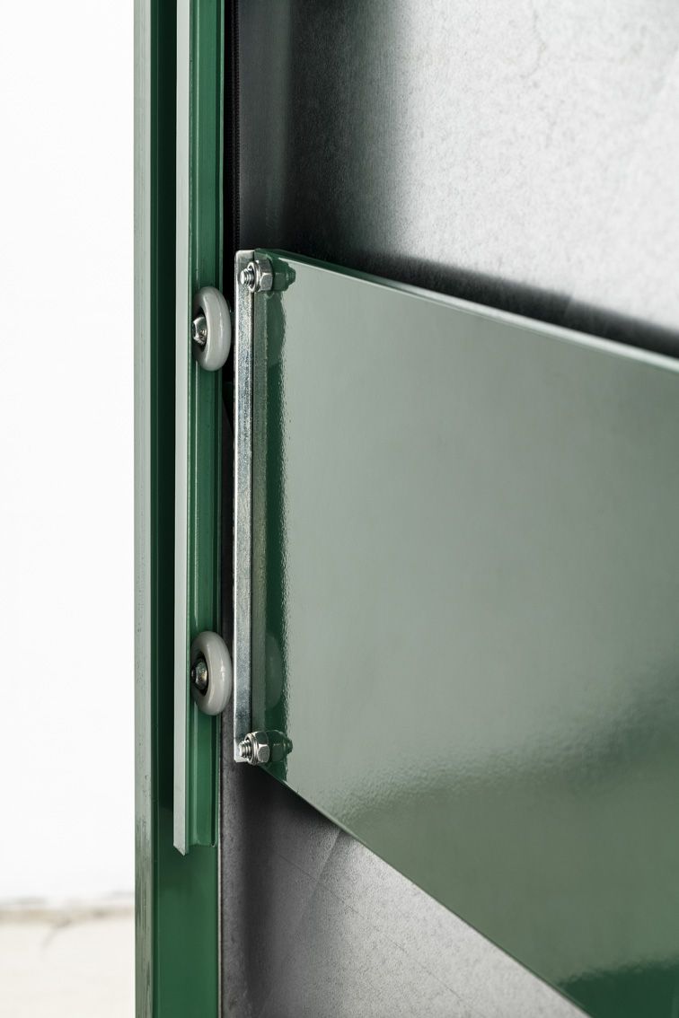 A detailed shot of a tower rack