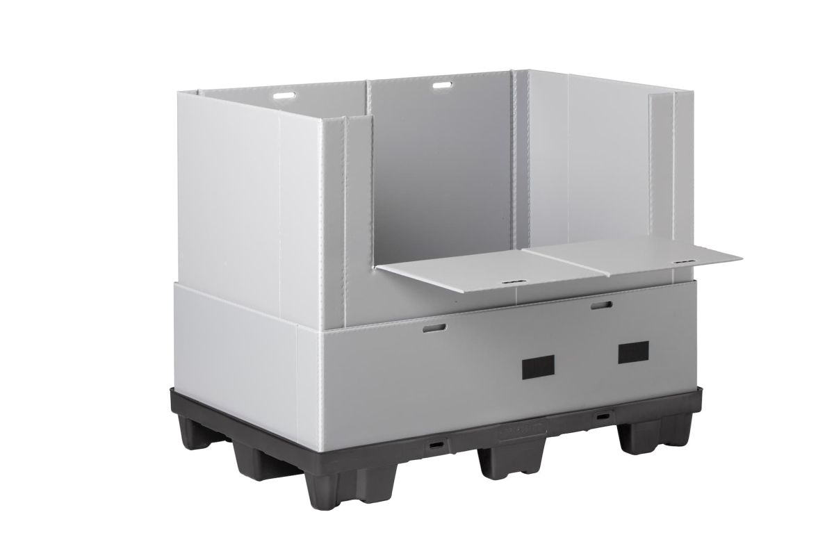 Ecopack KIT with an open load door on the front