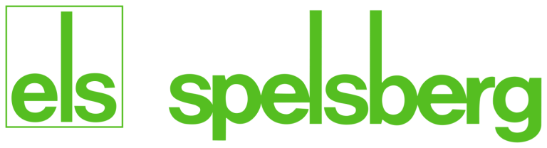 Green logo featuring the text "els" inside a square and "spelsberg" next to it.