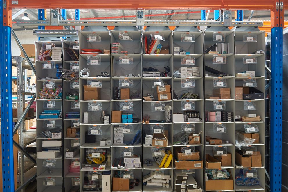 Our Storeganizer solution installed at Everten Supplies