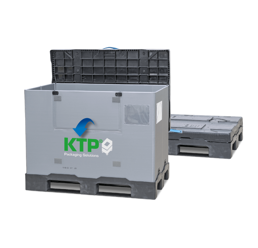 Ein Produktbild von 1200 x 800 x 950 System 2000-H Standard-Kufen EuroStack 128