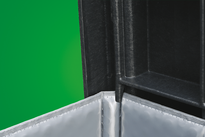 Ein Produktbild von 1200 x 1000 x 990 System 2000 Standard-Kufen 2K