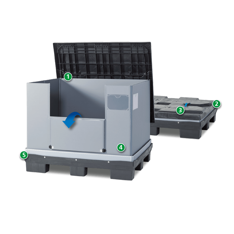Ein Produktbild von 1200 x 1000 x 995 System 2000 Duo