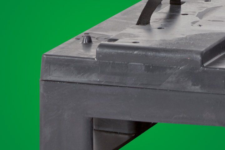 A product image of 800 x 600 x 750 System 2000 Standard-Kufen Düsseldorfer