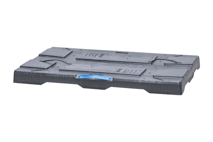A product image of 1200 x 800 x 950 System 2000-H SmartFix®-Kufen EuroStack 128 SmartFix®