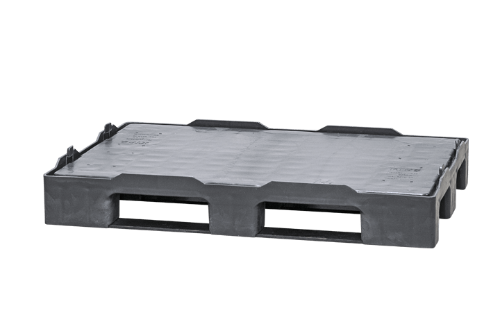 Ein Produktbild von 1200 x 800 x 950 System 2000-H SmartFix&reg;-Kufen EuroStack 128 SmartFix&reg;