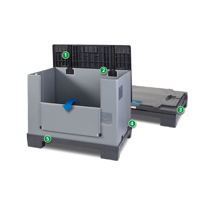 Ein Produktbild von 1230 x 830 x 980 System Quad SmartFix® SuperQuad SmartFix®