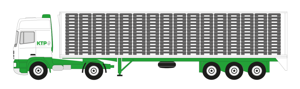 Ein Produktbild von 1230 x 830 x 980 System Quad Standard SuperQuad
