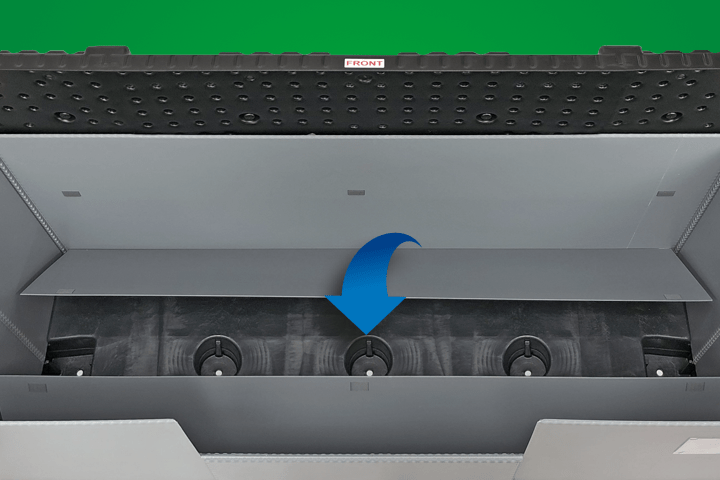 Ein Produktbild von 2400 x 820 x 920 System 2000-H Standard-Kufen XXL